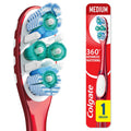 Adult Medium Toothbrush with Whitening & Tongue Cleaner - Recyclable Handle