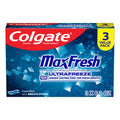 Bulk Fluoride Toothpaste with Long-Lasting Fresh Breath - Cool Mint, 3 Pack