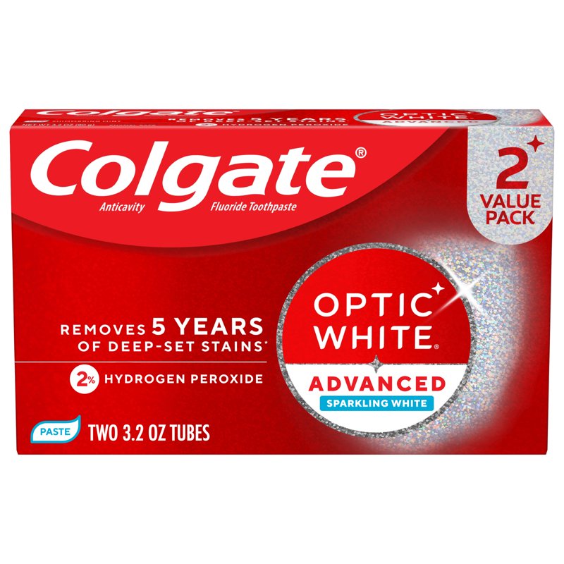 Multi-Pack Whitening Toothpaste with Hydrogen Peroxide - Mint Flavor, 3.2 OZ