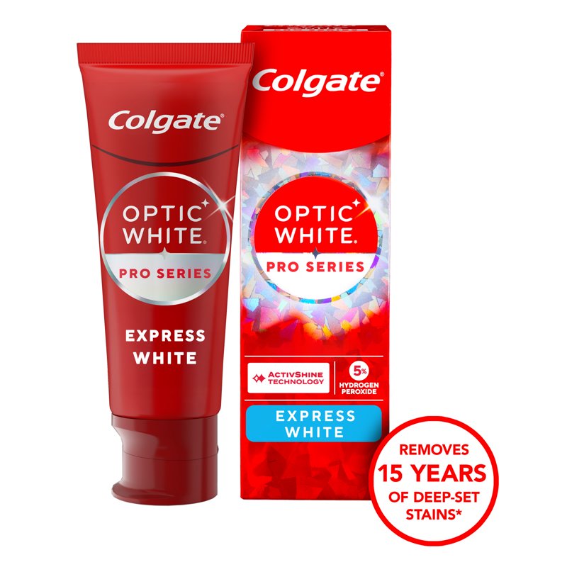 Colgate Optic White Pro Series Express White Toothpaste 5% Hydrogen Peroxide - 3 oz - Variation 1