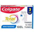 Antibacterial Whitening Gel Toothpaste Pack - Mint, Cavity & Gum Care, 3 Pack