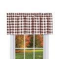 Farmhouse Buffalo Check Cafe Curtain Collection - Valance & Tier Options