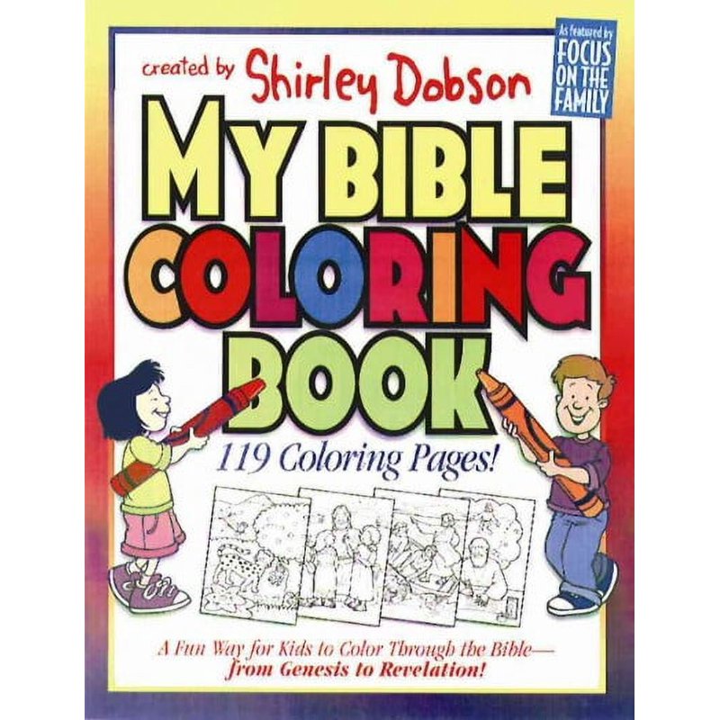 Children's Bible Coloring Book with Scripture - Shirley Dobson