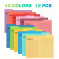 Colorful Office File Folders Set - 16 Pack, Expandable, Trisection Tabs