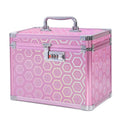 Colorful Rose Combination Lock Box for Documents Valuables & Medications