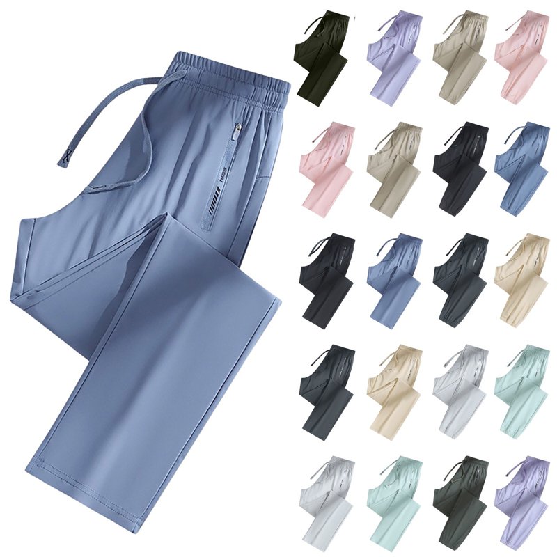 Women's Quick Dry Active Pants with 360° Stretch & Zipper Pockets