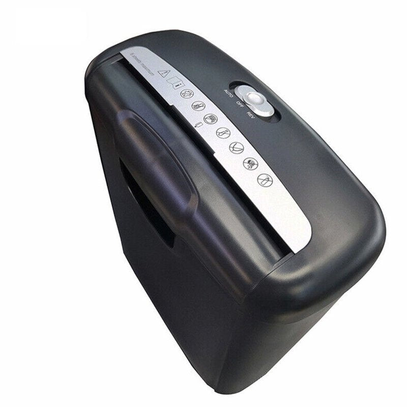 Heavy-Duty Commercial Crosscut Paper Shredder for Office and Credit Cards
