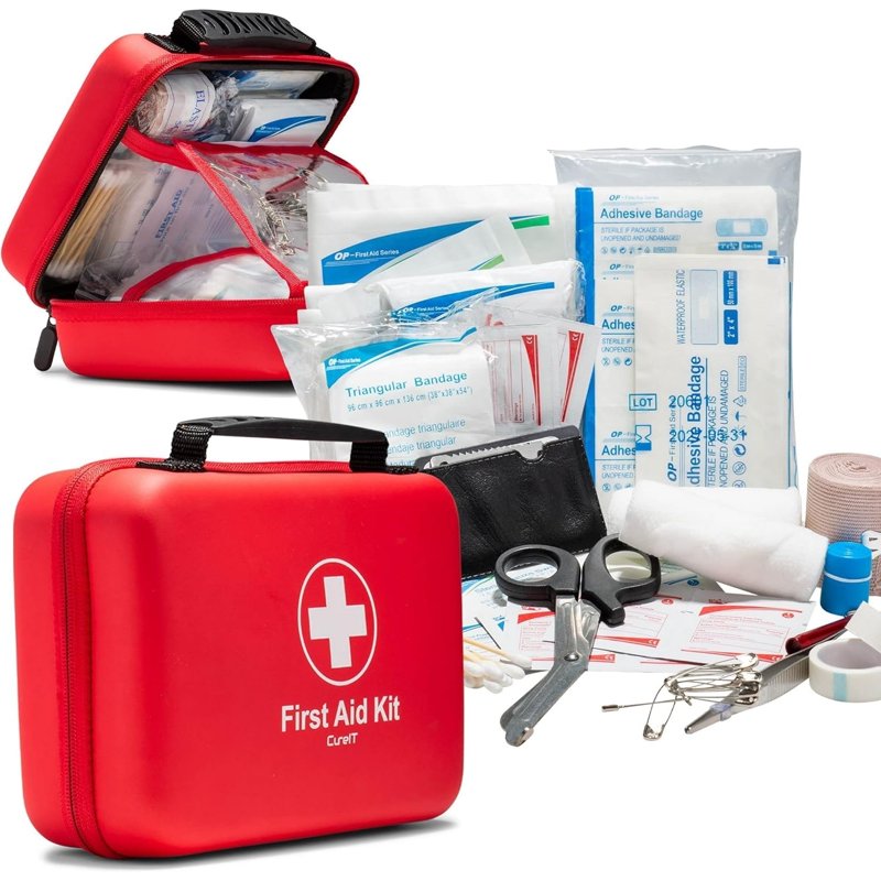 All-Purpose Emergency First Aid Kit 228 Pieces for Home Office Travel