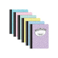 Set of 4 Pastel Composition Notebooks - Wide-Rule, 80 Sheets, 160 Pages