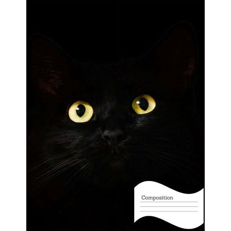 Wide Ruled Composition Notebook 8.5x11 Paperback - Custom Decorated Journal