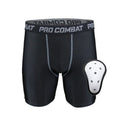 Compression Athletic Shorts with Protective Cup for Sports & Fitness