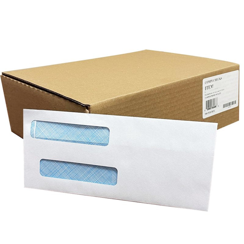 Security Window Envelopes for Checks 500 Pack Self-Seal Business Mailers