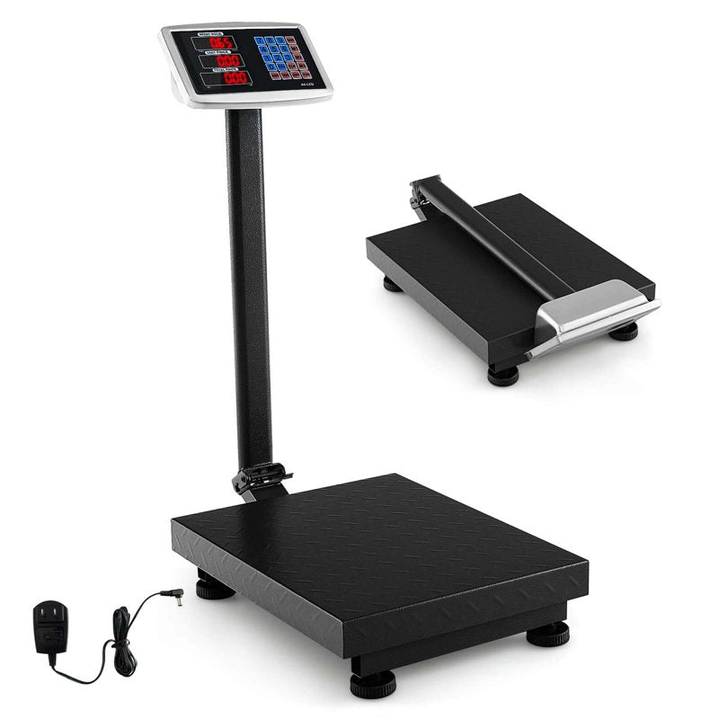 Digital Platform Scale with Price Calculator 660lbs LB/KG Conversion