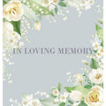 Condolence Book for Funeral Hardcover Memory Guest Book 8.5x8.5