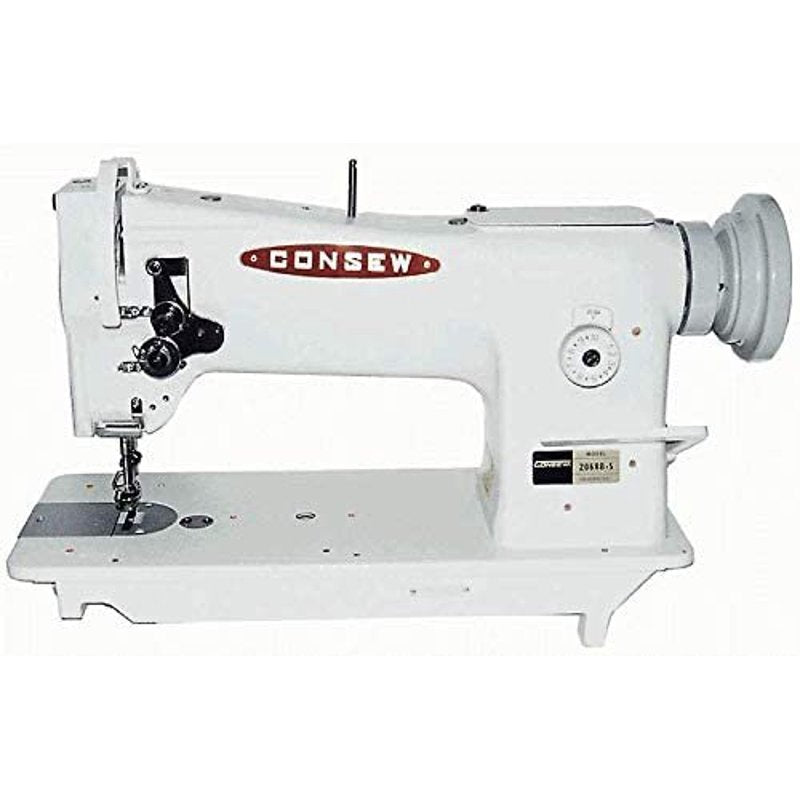 Industrial Sewing Machine with Walking Foot & Servo Motor for Heavy Materials