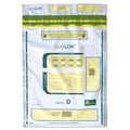 Tamper-Evident Deposit Bags 12x16 White Pack of 100 Security Sealed Money Bags