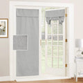 French Door Curtains Linen Blend Room Darkening Privacy Insulated Panel