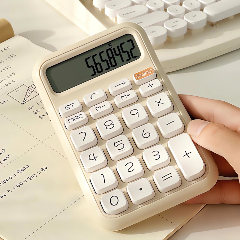 12-Digit Scientific Calculator with Large LCD Display & Auto Power-Off