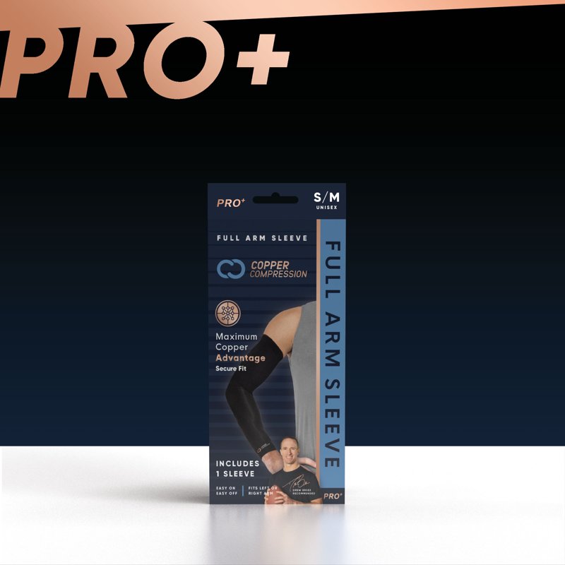 Full Arm Compression Sleeve for Tendonitis, Arthritis & Muscle Support