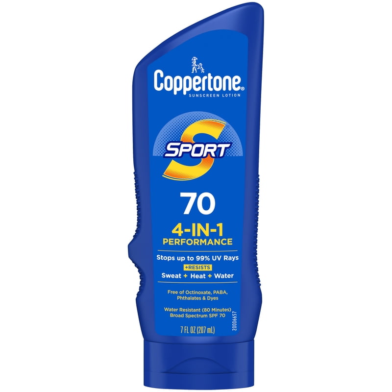 High SPF Waterproof Sunscreen Lotion for Active Outdoor Use - 7 fl oz