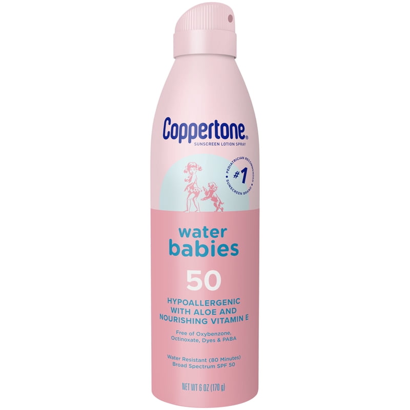 Water-Resistant SPF 50 Sunscreen Spray Twin Pack - Baby & Kids Sun Protection