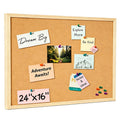 24x16 Inch Cork Bulletin Board for Wall Office & Home Decor