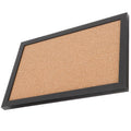 Black Cork Board with Frame for Wall Decor - Home Office & Living Space
