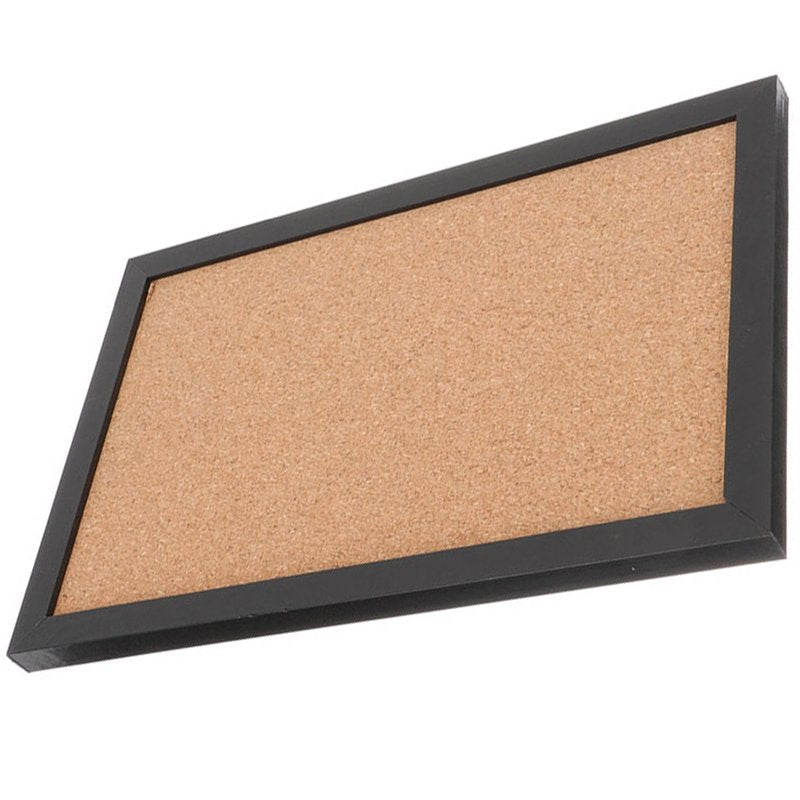 Black Cork Board with Frame for Wall Decor - Home Office & Living Space
