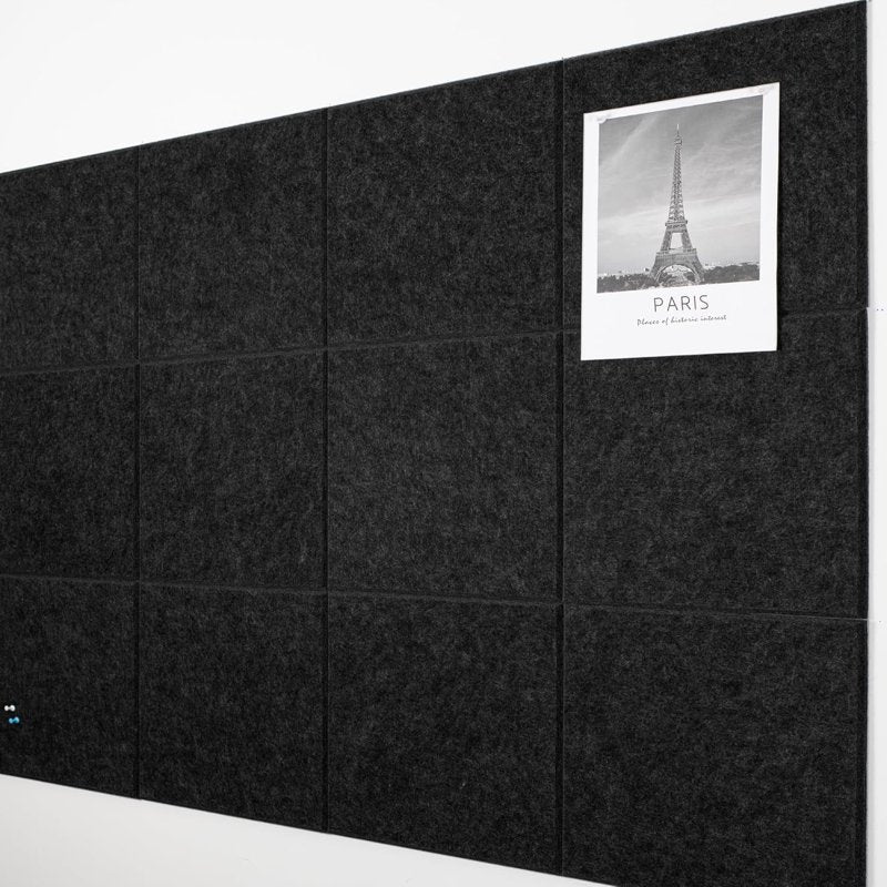 48x36 Inch Wall Cork Board with Pushpins - Bulletin & Memo Board for Office & Home