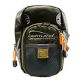 Adult Fishing Tackle Chest Pack with 2 Pouches - Green, Soft Sided Storage Bag
