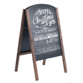 Wood A-Frame Chalkboard Sign Menu Board Sidewalk Wedding Signage
