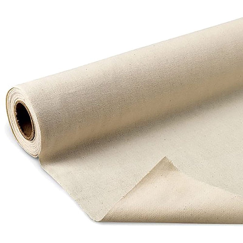 Cotton Canvas Roll 60 Inch Wide - Natural 7oz Fabric for Art & Crafts