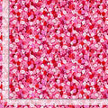 Valentine Candy Heart Cotton Fabric by the Yard Pink Love Conversation Hearts