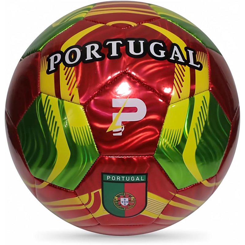 Portugal World Edition Soccer Ball – Globe Striker with Winding Bladder
