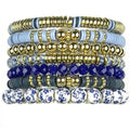 DIY Bead Bracelet Kit with 564 Beads for Custom Stack Bracelets - Unisex Adult Jewelry Making