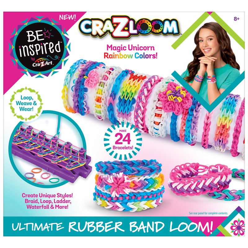 Rubber Band Loom Kit for Kids - Create Colorful Bracelets & Accessories