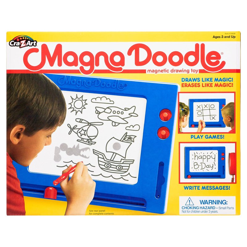 Magnetic Drawing Toy - Classic Blue Magna Doodle for Kids & Family