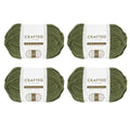 Super Bulky Chenille Yarn for Knitting & Crocheting - 4 Pack, Soft & Durable