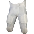 Adult Unisex Football Pants with Impact-Absorbing Padding - White, Medium