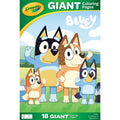 Giant Bluey Coloring Pages Set for Kids - 18 Large Creative Art Sheets
