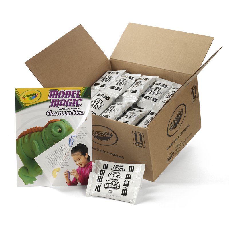 White Modeling Clay for Kids - 75 Pack of Safe, Pliable Craft Dough