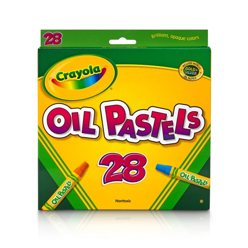 Oil Pastel Set - 28 Vibrant Colors for Blending & Art Projects