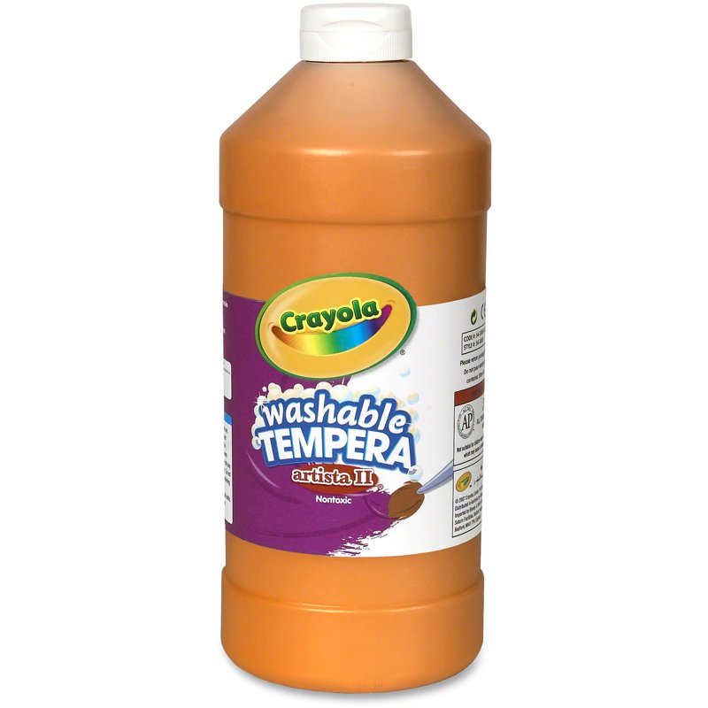 Washable Tempera Paint - 32 oz Squeeze Bottle, Bright Colors for Art & Education
