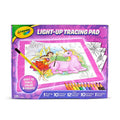 Light-Up Tracing Pad for Kids & Artists - Pink Art & Craft Toy with Colored Pencils, Drawing Sheets