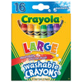 Crayola Large Washable Crayons - 16 Count for Kids, Bright & Easy to Wash