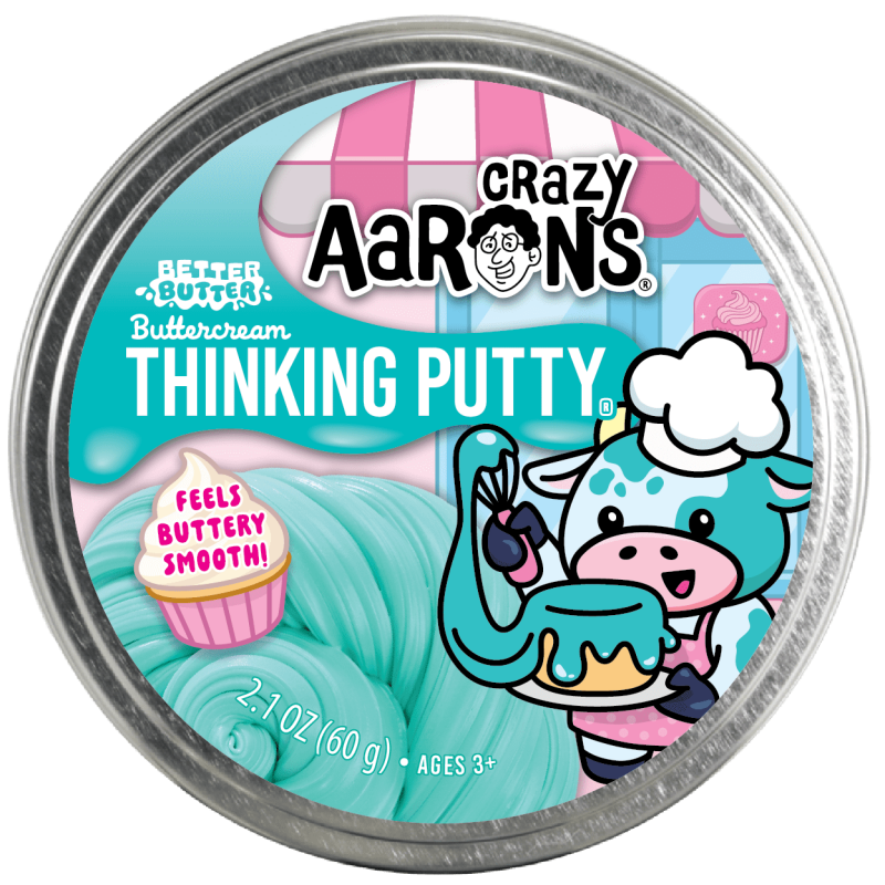 Teal Buttercream Thinking Putty - Stress Relief Fidget Toy, 2.1oz
