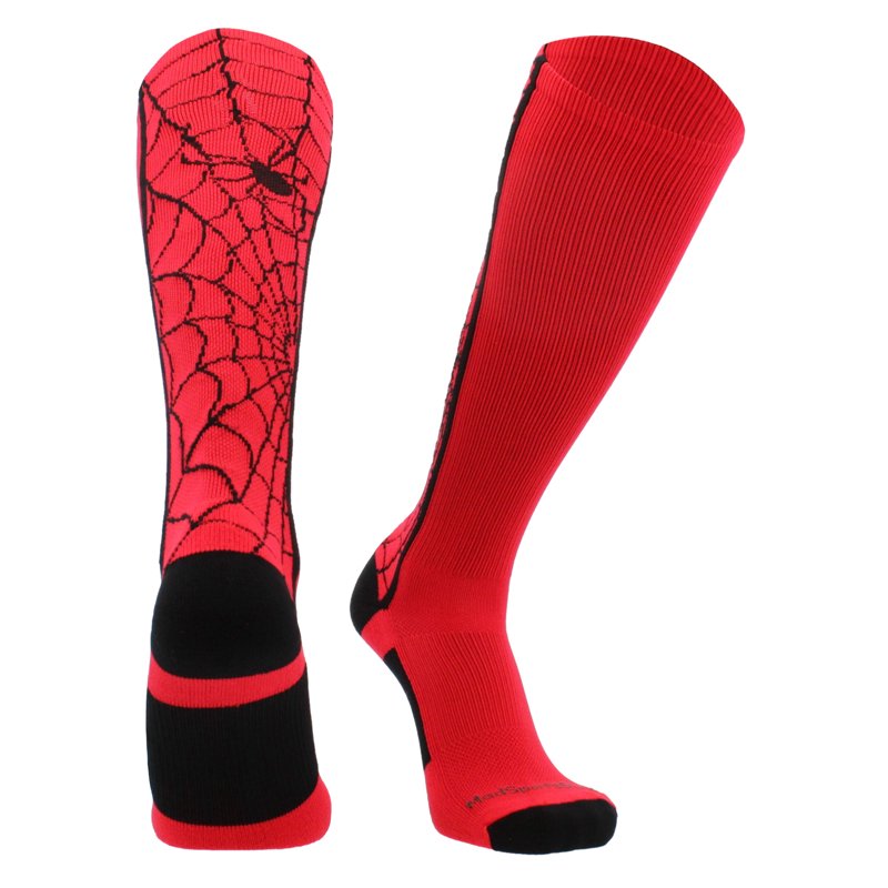Over the Calf Spider Web Athletic Socks for Youth & Adults - Performance Sports Socks