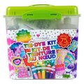 Tie Dye Kit with Glitter Spray - 75 Projects Fabric Dye Set for T-shirts and More