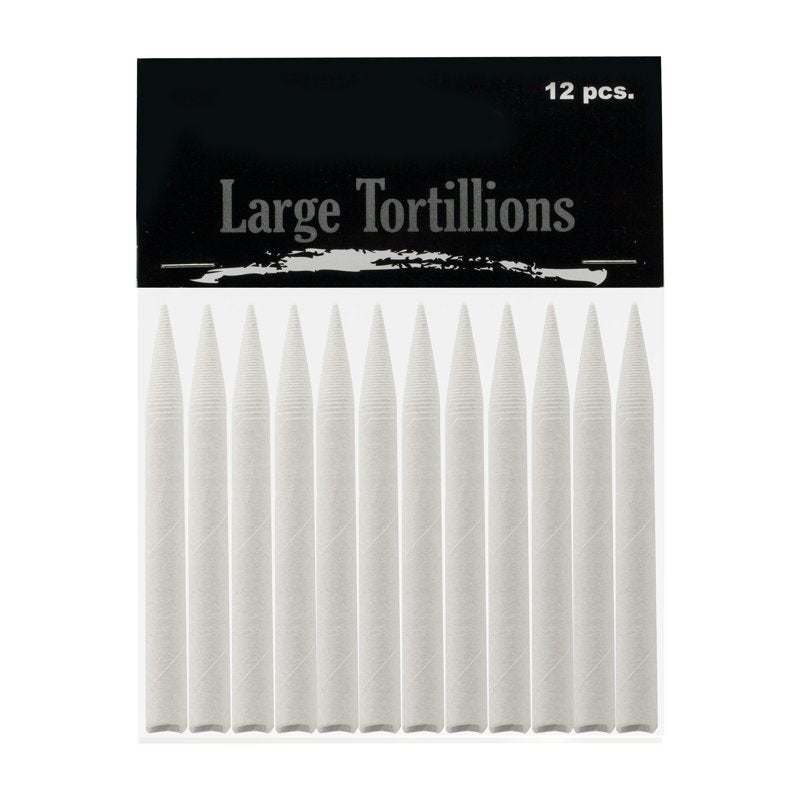 Blending Tortillions for Drawing - Soft Paper Felt Art Blenders Set of 12 Large