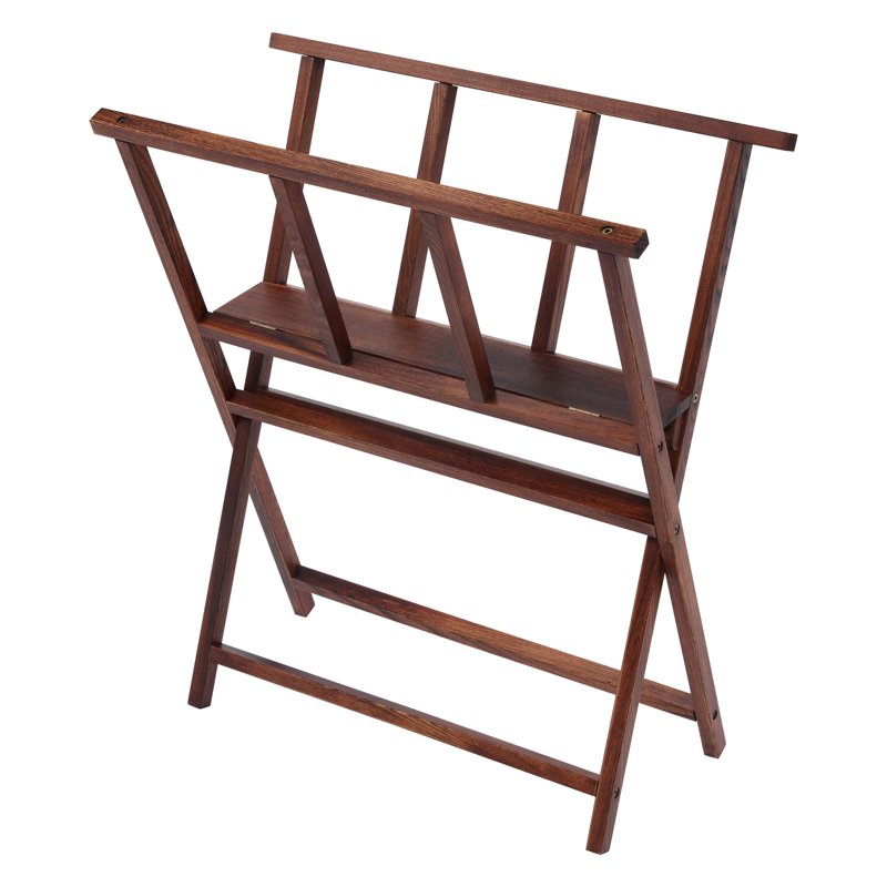 Foldable Wooden Art Display Rack for Artwork & Canvas Storage